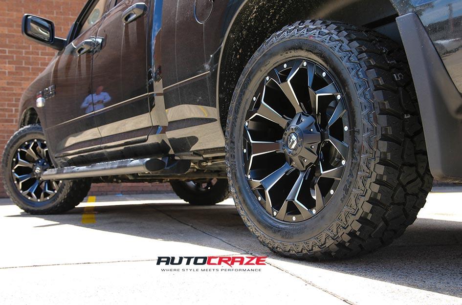 DODGE RAM ASSAULT GLOSS BLACK MILLED ACCENTS